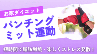 【パンチングミットでお家ダイエット】楽しくストレス発散!消費カロリー・続け方・選び方ガイド